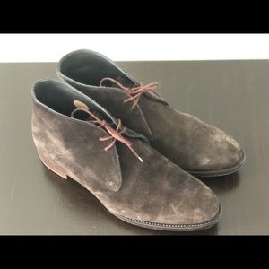 Barker black  brown suede boot